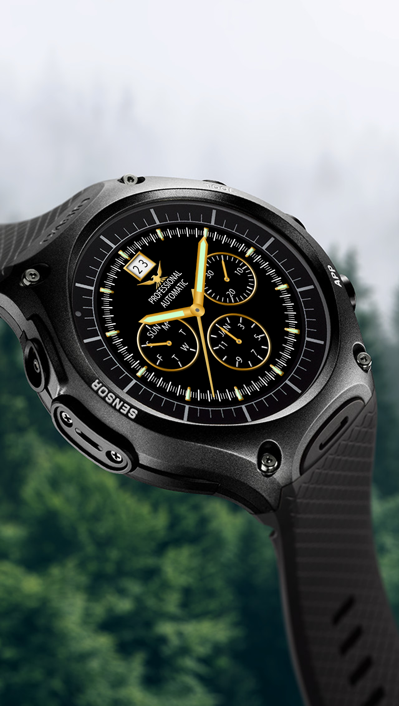 Android application A29 WatchFace for Android Wear Smart Watch screenshort