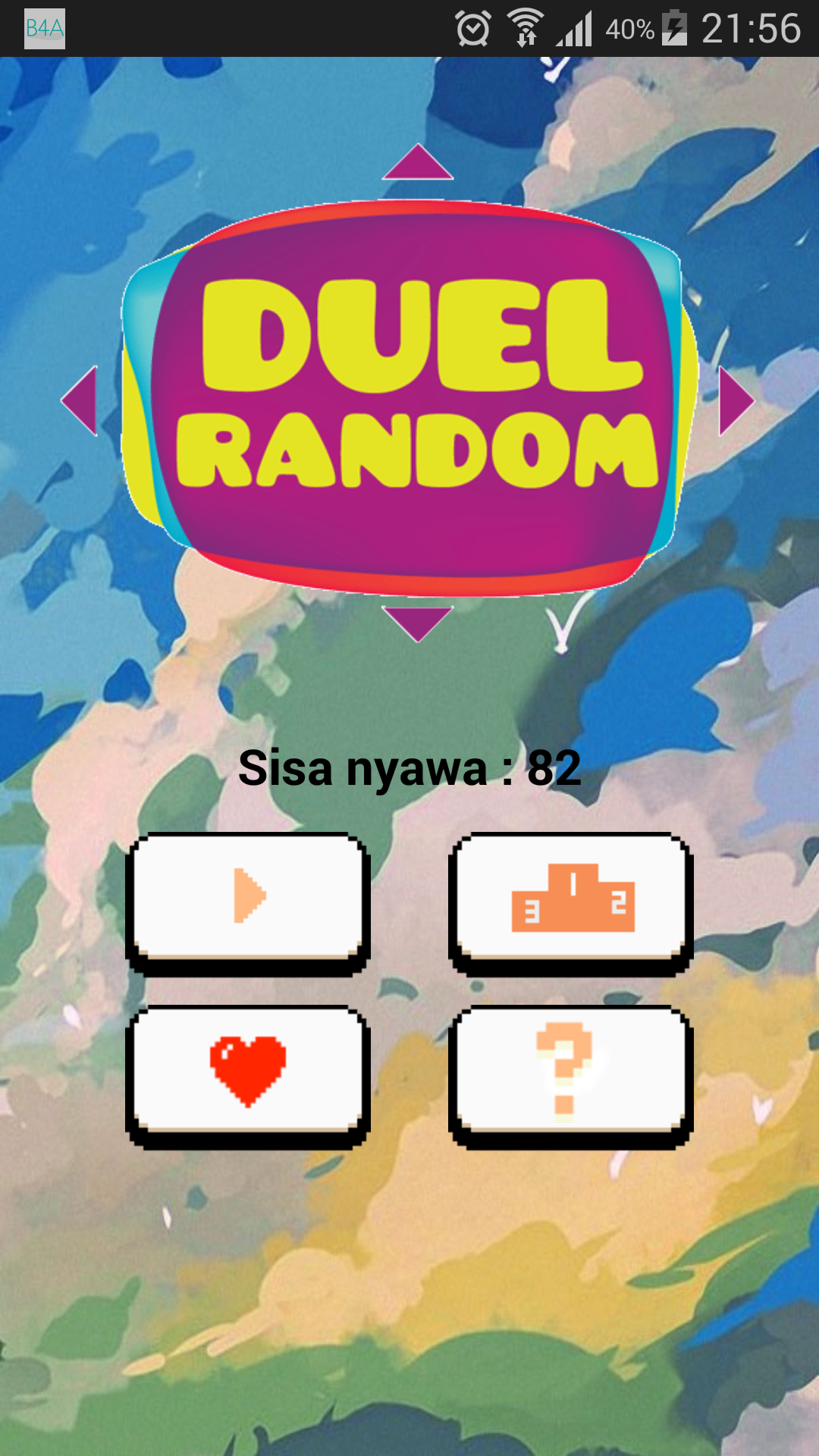 Android application Duel Random screenshort