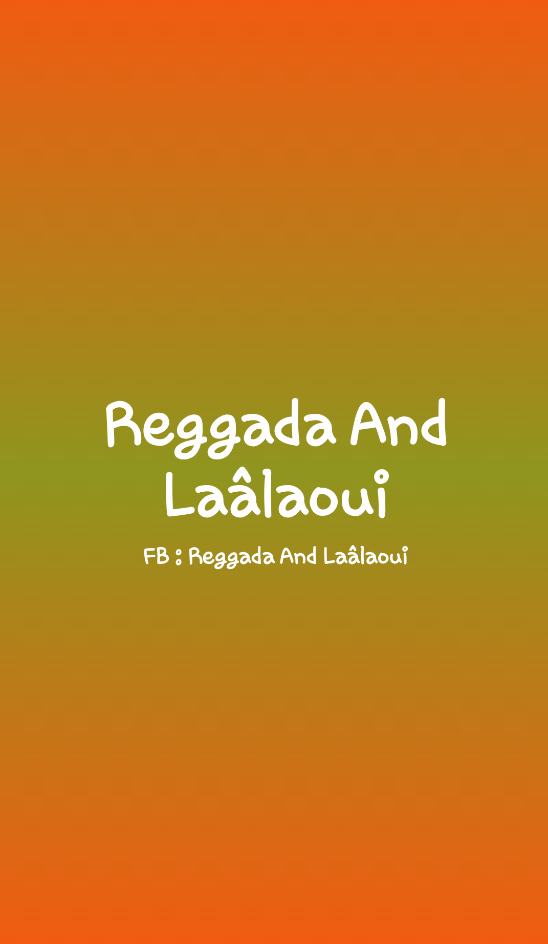 Android application Reggada And Laâlaoui screenshort