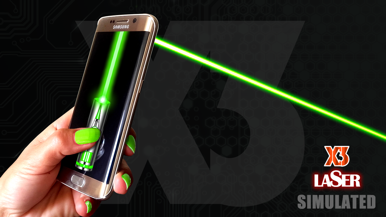 Android application Laser Pointer App - SIMULATED screenshort