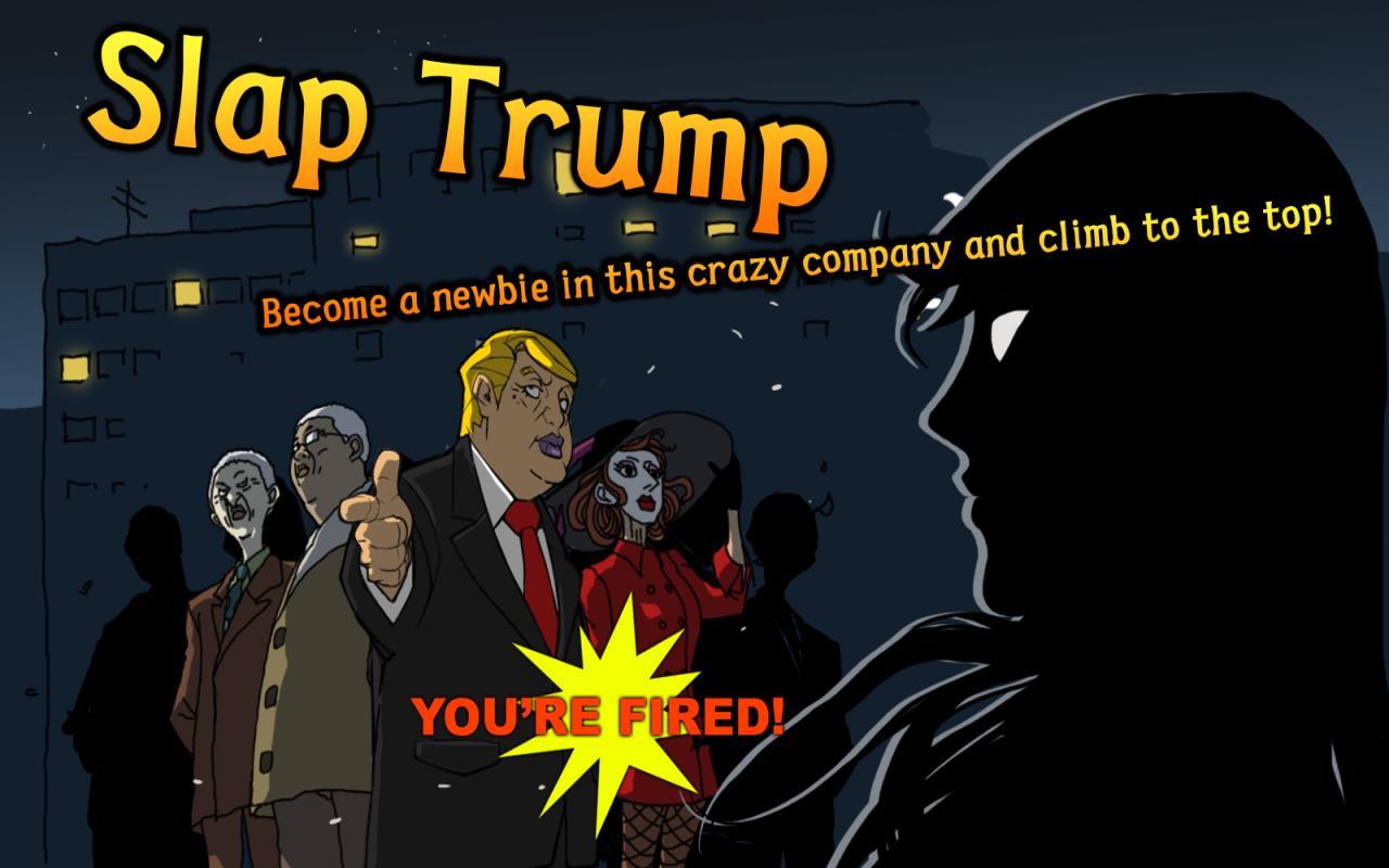 Android application Slap Trump! screenshort