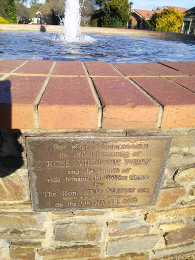 Rose Village Park Fountain