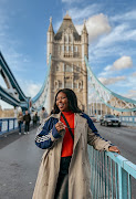 Beauty editor Nokubonga Thusi in London as part of Dove’s 20th Anniversary of Real Beauty. 
