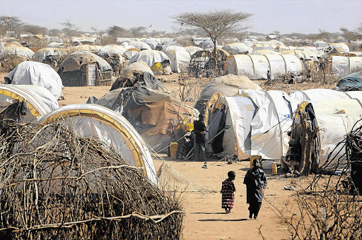 Dadaab refugee camp, set up 20 years ago near the Somali border, is now Kenya's third largest town, with health and social conditions deteriorating. File photo