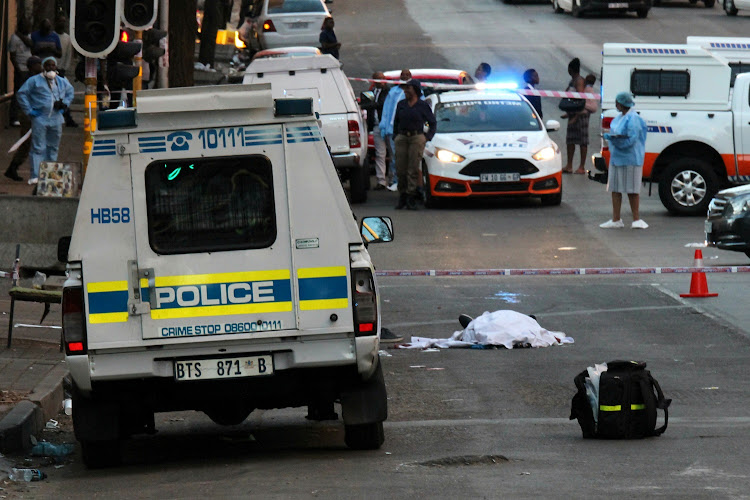 An off-duty officer from the Johannesburg Metro Police Department was shot and killed on Thursday afternoon about 3pm in Bruce Street, Hillbrow, Johannesburg on Thursday, September 11 2018.