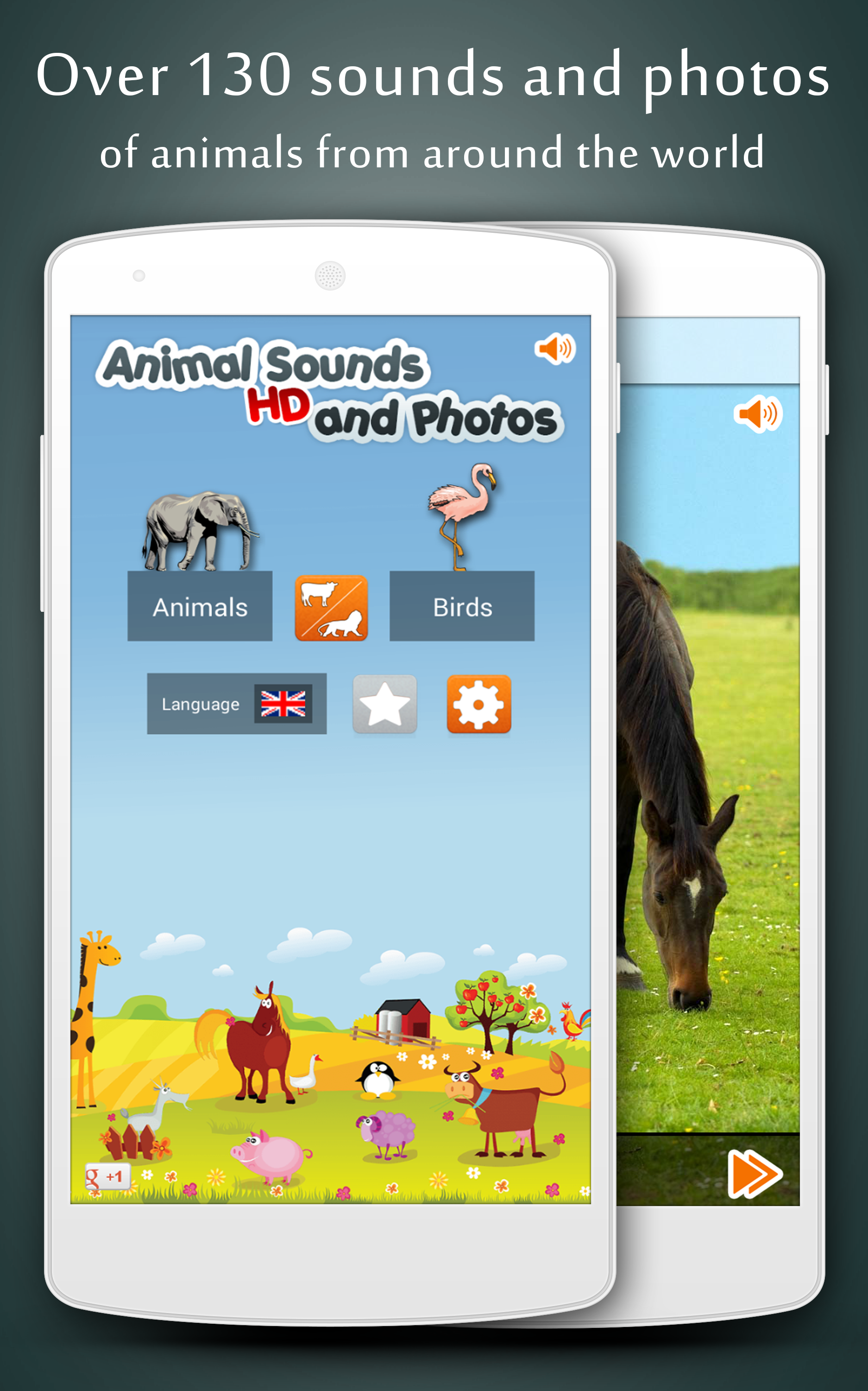Android application Animal Sounds PRO screenshort