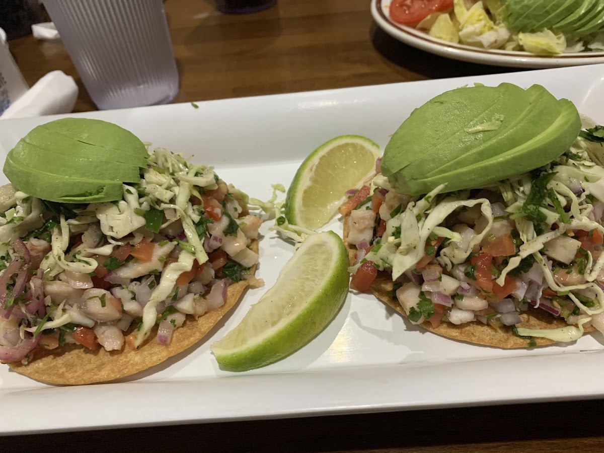 Ceviche Tostadas- gf and df