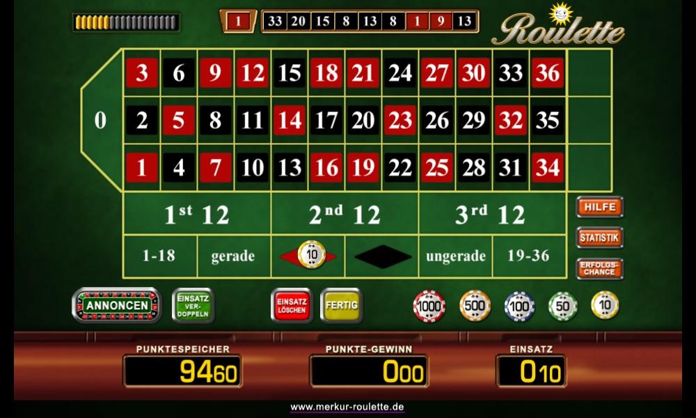 Android application Merkur Roulette screenshort