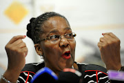 Dipuo Peters says she's a big girl who takes responsibility for her actions. 