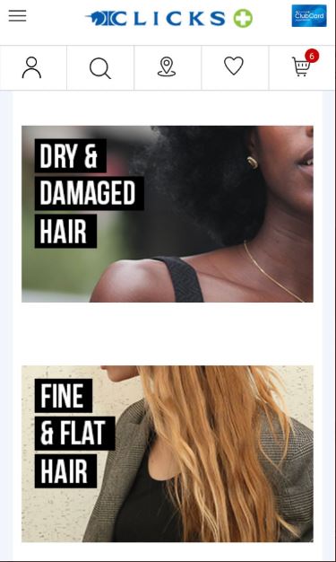 Clicks had to apologise on Friday after an ad for hair products on their website labelled black natural hair undesirable.