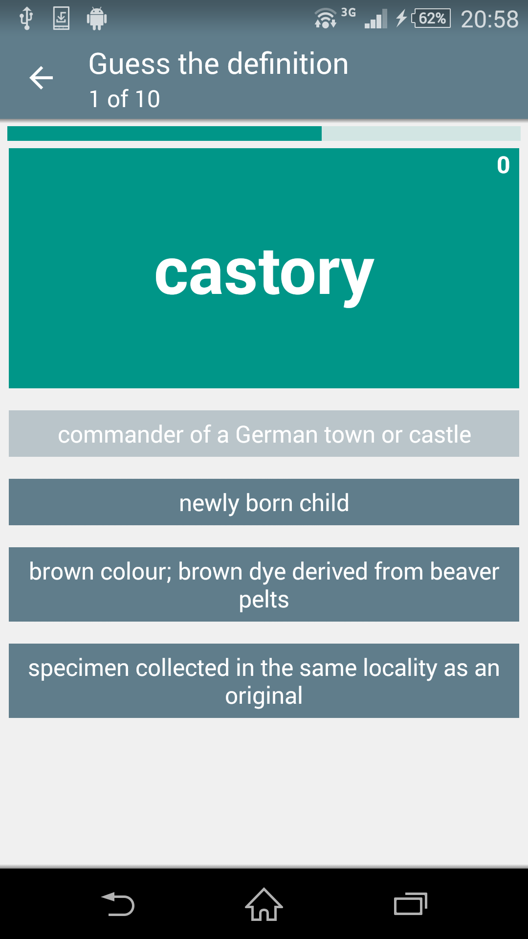 Android application Dictionary Game - Classic Puzzle Game screenshort