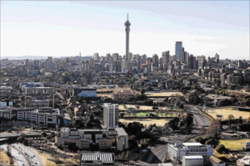DYNAMIC: A view of Johannesburg, regarded as South Africa's foremost cityPhoto: Moeletsi Mabe