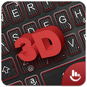 ダウンロード 3D Dark Red Keyboard Theme をインストールする 最新 APK ダウンローダ