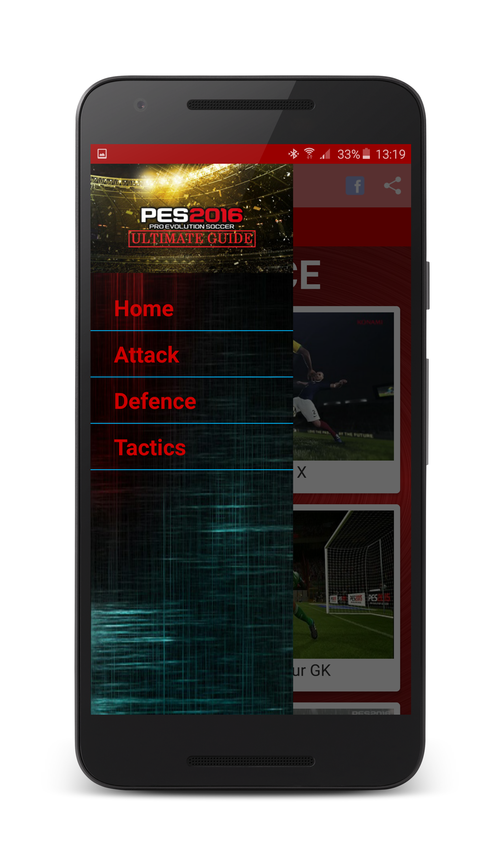 Android application Ultimate Guide PES2016 screenshort