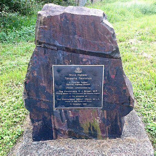 Bruce Highway Tanawha Deviation Plaque  
