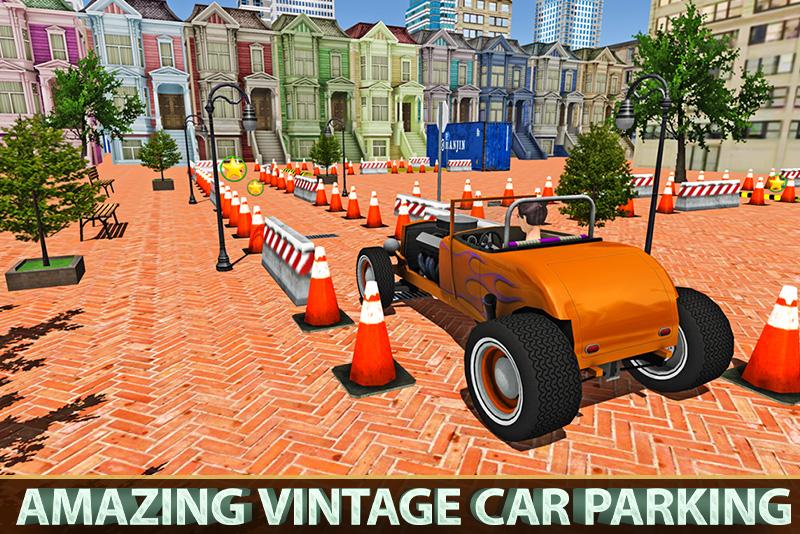 Android application Vintage Car Parking 2017 screenshort