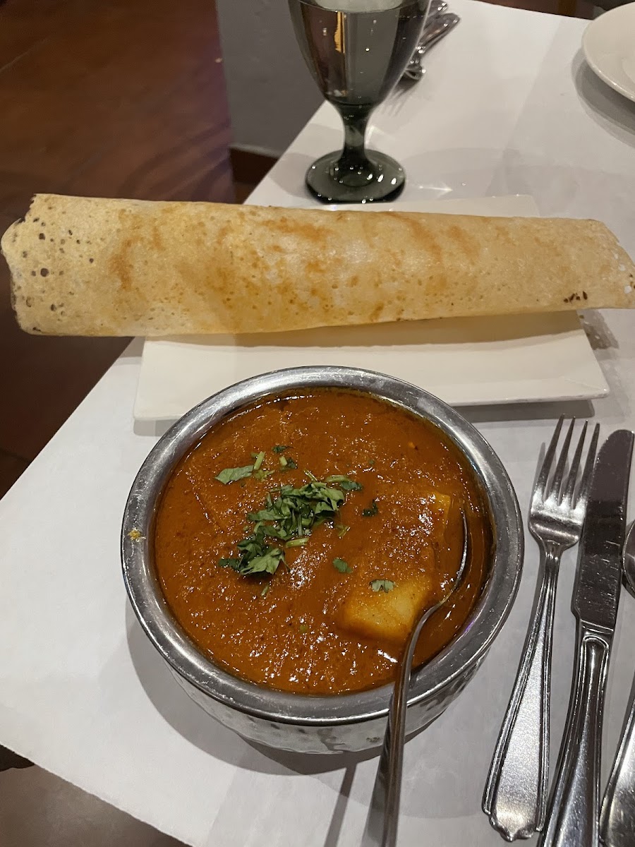 Gluten-Free at Naan & Dosa Indian Cuisine