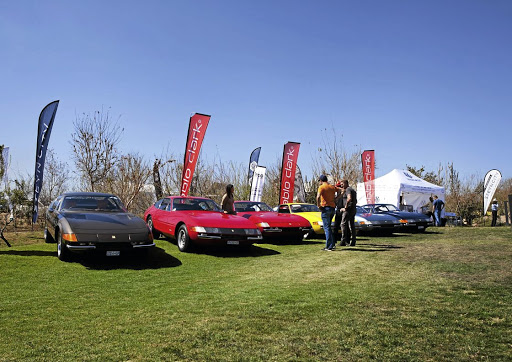 Ferraris on show at this year's Concours SA held at Steyn City.