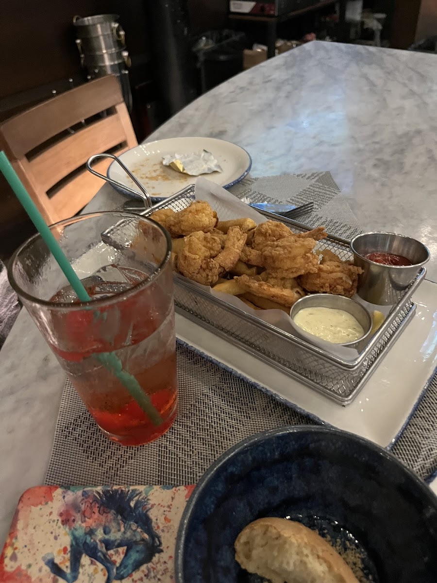 Gluten free fried shrimp