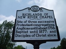 Site of three successive Protestant congregations: Anglican until about 1758; Baptist until 1877; and Disciples of Christ since.Plaque via North Carolina Highway Historical Marker Program, and is...