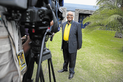 LOVED AND HATED: Jacob Zuma enjoyed a warm reception in Mahikeng this week Picture: JAMES OATWAY