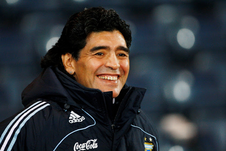 Former Argentina head coach Diego Maradona