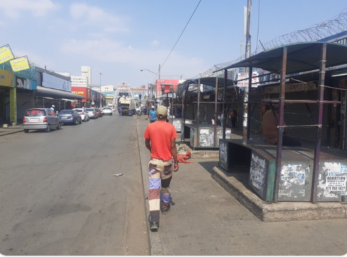 The Germiston CBD was eerily quiet on the day dubbed as the national shutdown by the EFF.