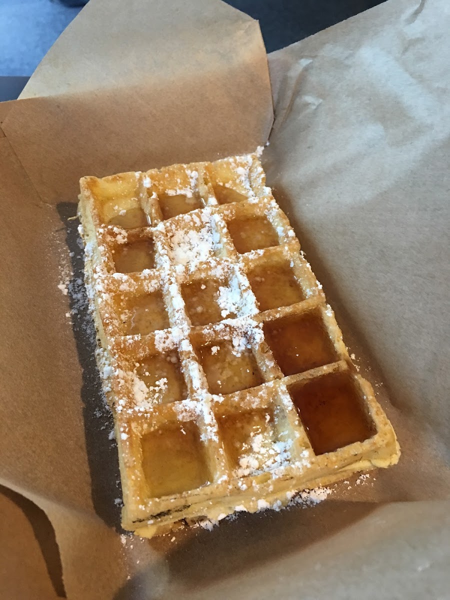 A delicious gluten-free waffle!