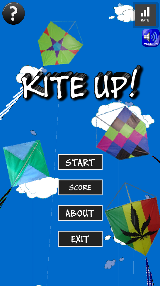 Android application Kite up! screenshort