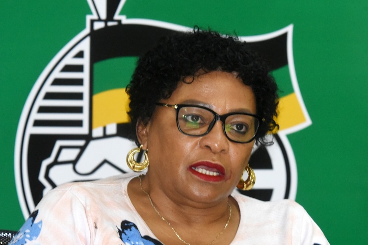 Deputy secretary-general of the ANC Nomvula Mokonyane, a known Jacob Zuma ally, has spoken out against the MK party, saying if it and its backers were really ANC they would have remained in the party. File photo.