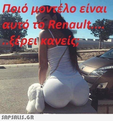 αυτό το Renault ξέρει κανείς; 