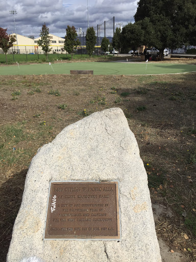 I-880 CYPRESS 'F' PICNIC AREA AT ERNIE RAIMONDI PARK  A GIFT OF AND CONSTRUCTED BY THE PARTNERING TEAM OF KIEWIT/KAISER AND CALTRANS FOR THE WEST OAKLAND COMMUNITY  DEDICATED THIS 26TH DAY OF...