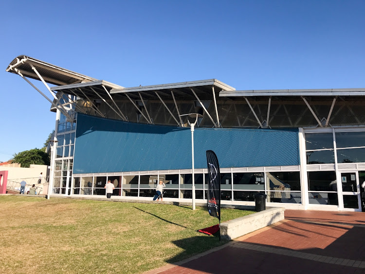 Police are investigating the death of an HRG Security guard whose body was found floating in the Newton Park swimming pool on Monday, where the SA Swimming Championships are taking place