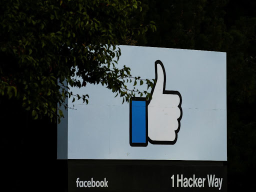 The entrance sign to Facebook headquarters is seen in Menlo Park, California, on Wednesday, October 10, 2018. /REUTERS