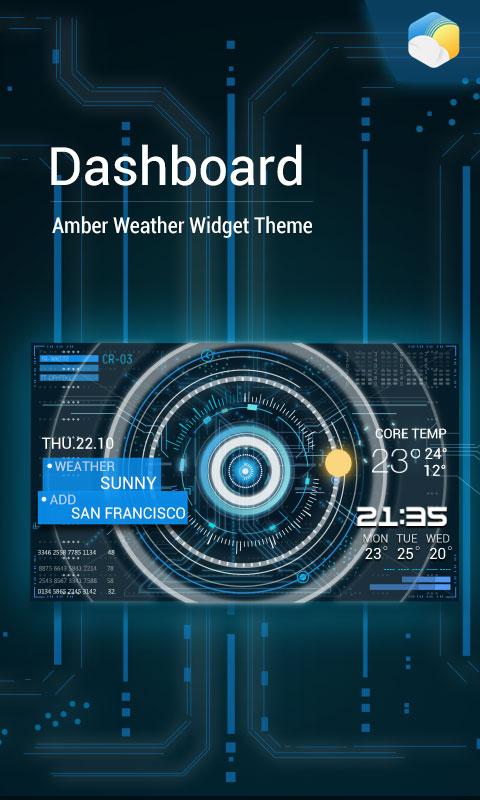 Android application animated digital dashboard ☣ screenshort