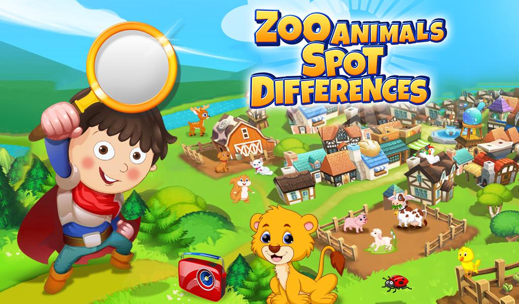 Android application Zoo Animals Spot Differences screenshort