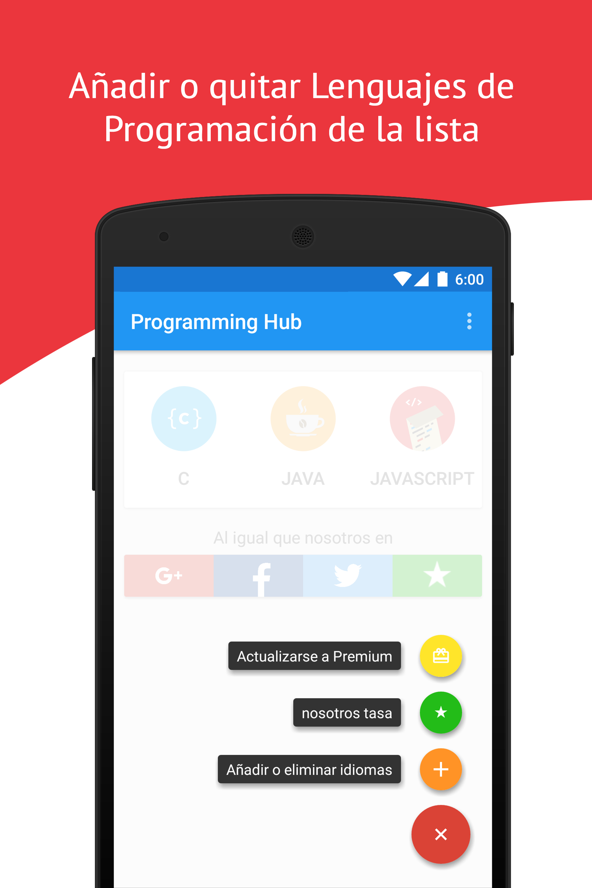 Android application Programming Hub: Learn to code screenshort