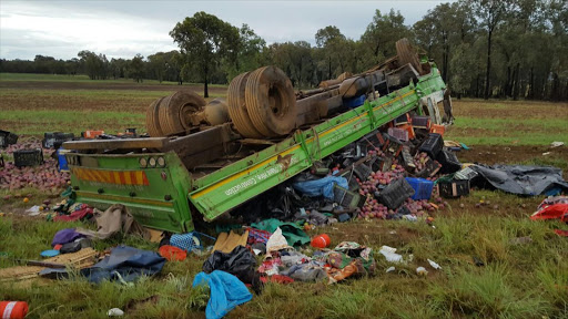 Three people were killed and nine others injured when a truck overturned on the N12 about 20km outside Potchefstroom in North West.