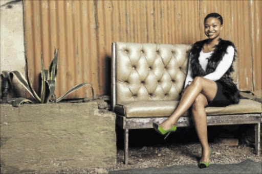 BIG SPLASH: Actress Zola Nombona's star is fast shining bright PHOTO: SUPPLIED