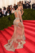 Beyoncé's red carpet looks often replicate elements of her stage looks.