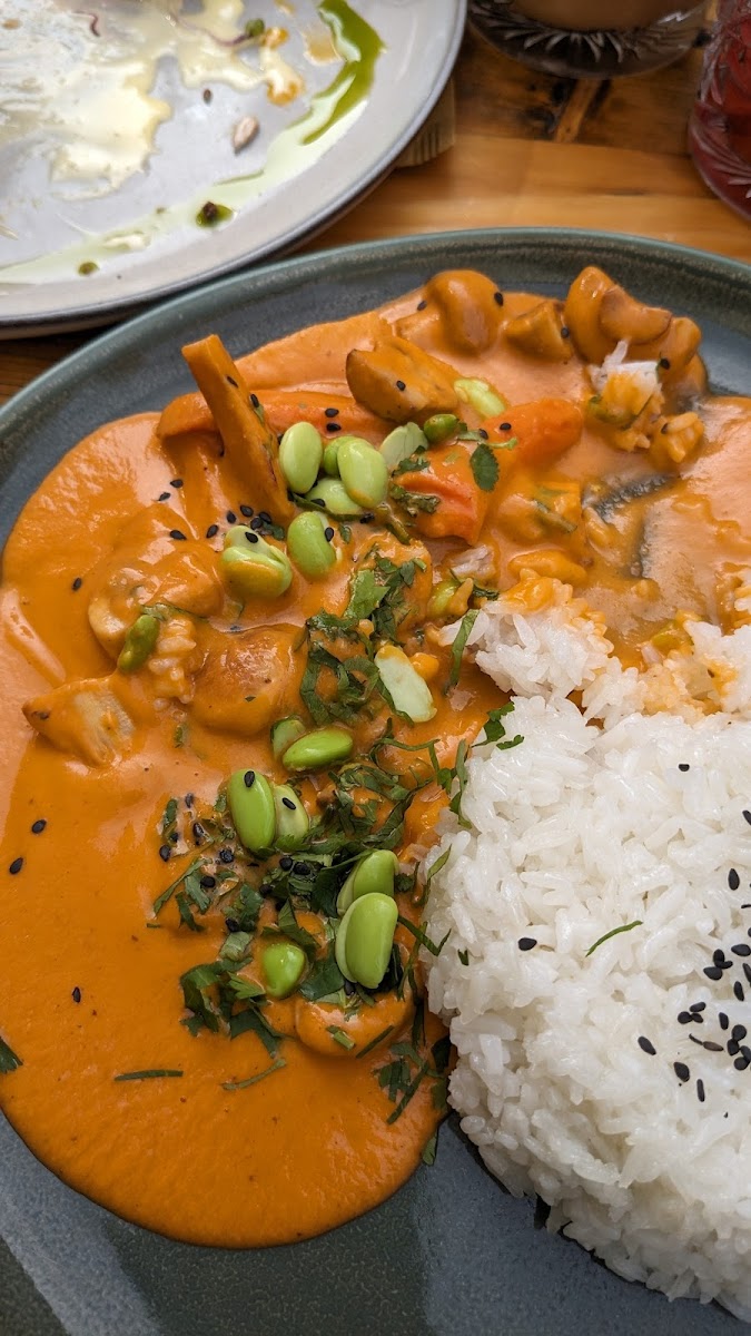 Red Thai Curry (without the peanuts on top)