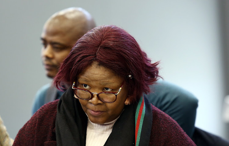 Former ANC MP, Vytjie Mentor during her testimony at the state capture commission in Parktown, Johannesburg.