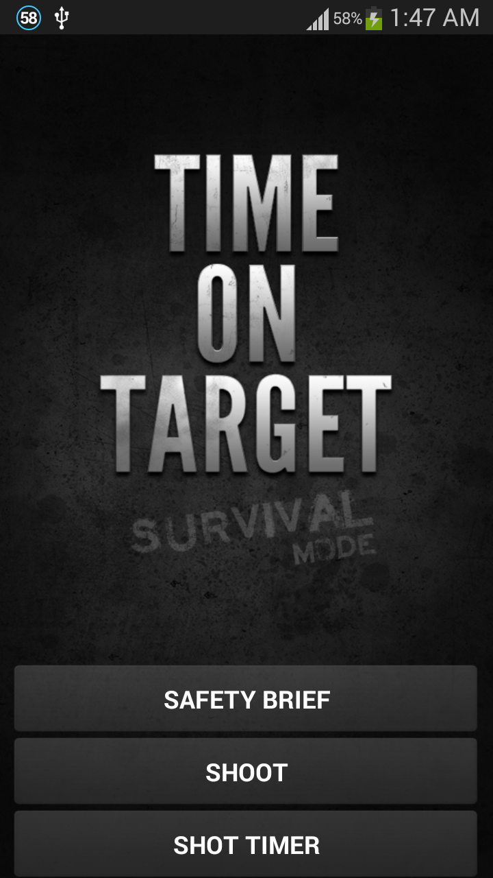 Android application Time on Target - Survival Mode screenshort
