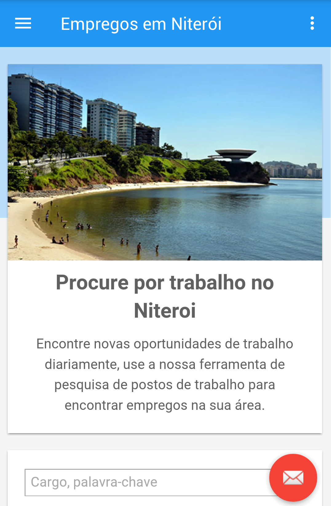 Android application Empregos em Niterói, Brasil screenshort