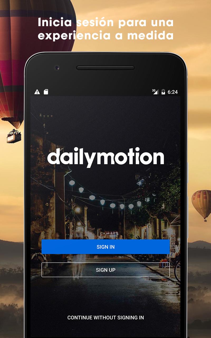 Android application Dailymotion - the home for videos that matter screenshort