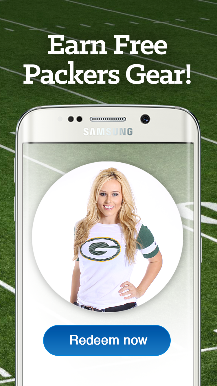 Android application Green Bay Football Rewards screenshort