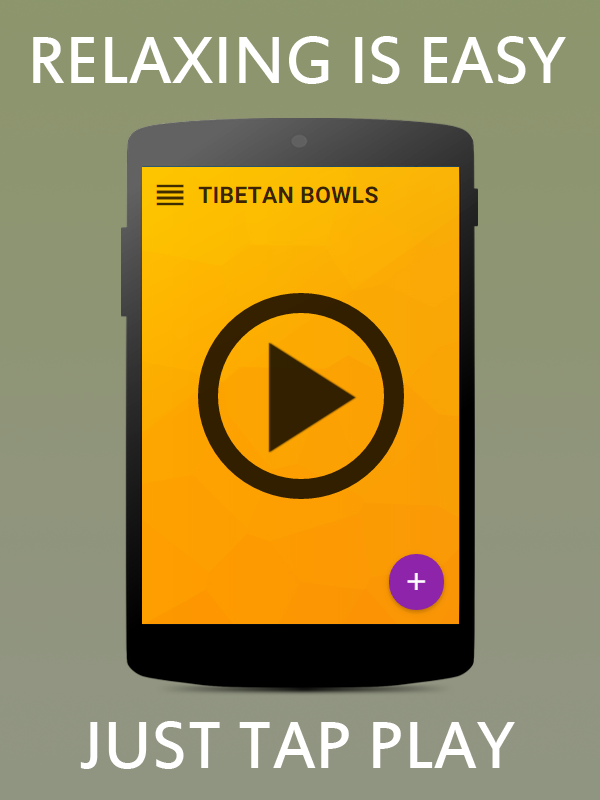Android application Relaxing with tibetan bowls screenshort