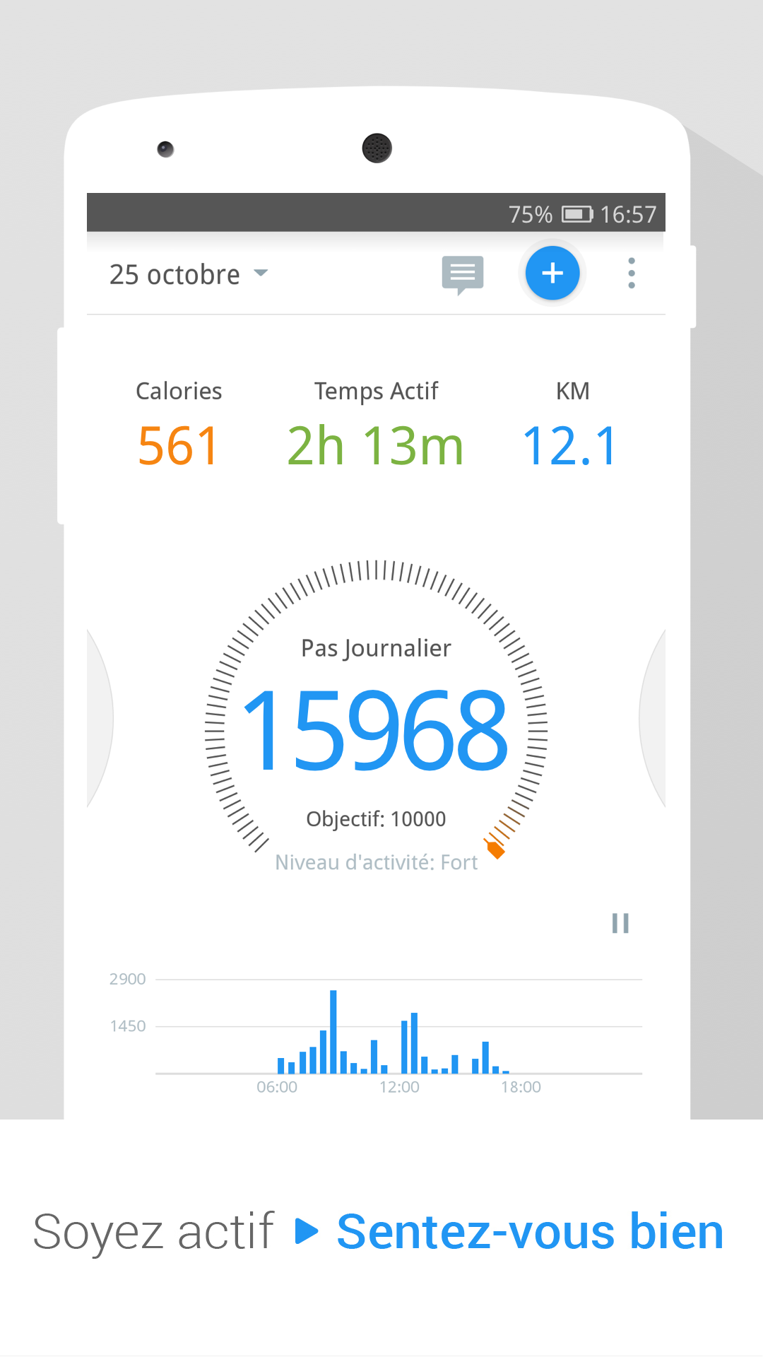 Android application Pedometer &amp; Weight Loss Coach screenshort