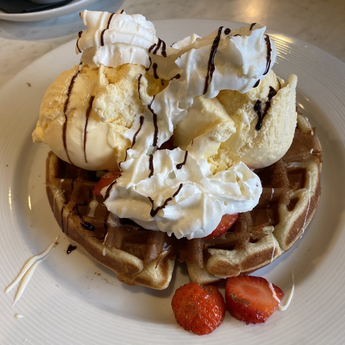 Gluten-Free Waffles at The West Essex Diner