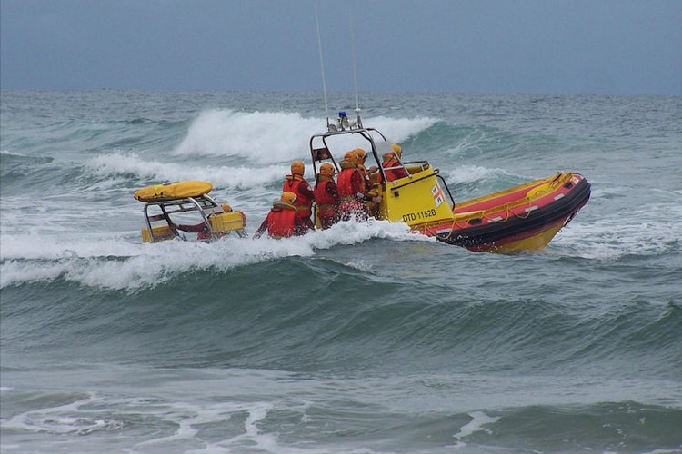 This file picture shows one of the National Sea Rescue Institute (NSRI) craft at sea in False Bay, Western Cape. The NSRI responded to five separate incidents in which five people drowned across SA over the weekend.